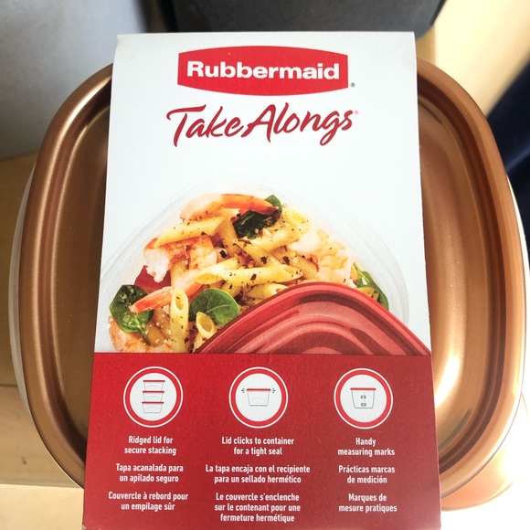 LIMITED EDITION 8 Piece Bronze Rubbermaid Storage - Picture 2 of 3